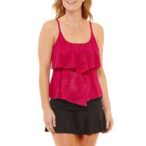 Liz Claiborne Tankini Swimsuit Top